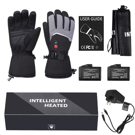 Snow Deer Gloves for Men Women, Rechargeable Electric Heated Gloves ,Heated Skiing Gloves and Snowboarding Gloves