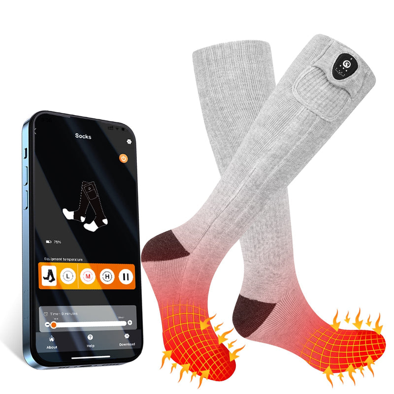 Load image into Gallery viewer, SNOW DEER Bluetooth Heated Socks
